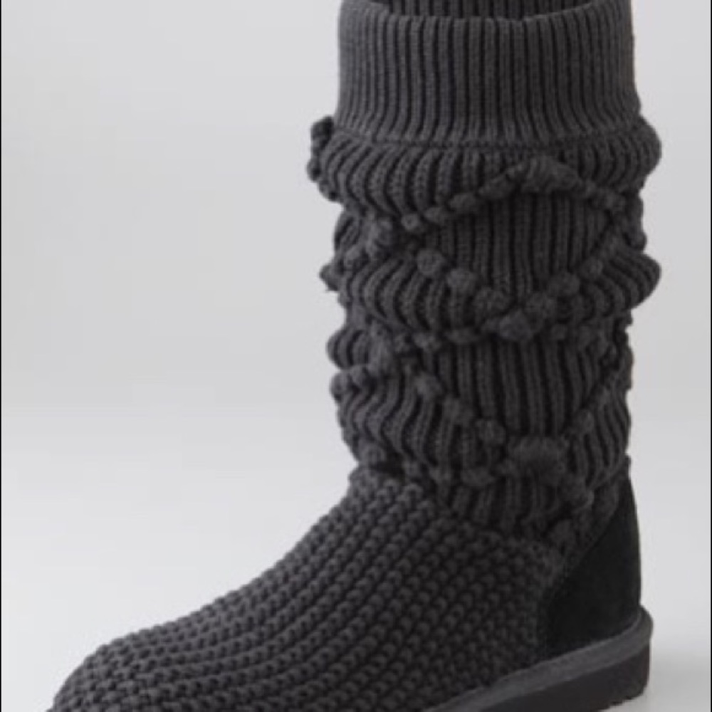 Black Knit Uggs